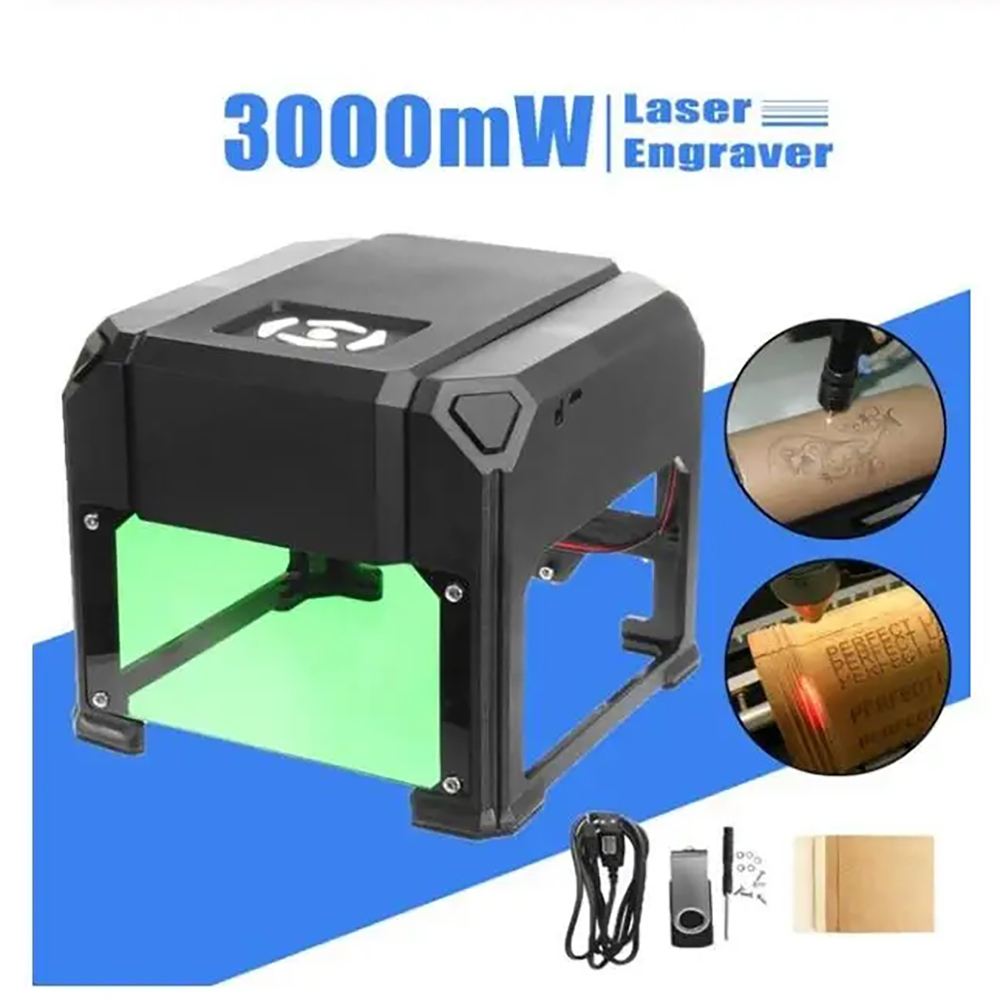 Industrial Laser Printing Machine - Мини-USB 3000 МВт лазерный гравировальный станок
