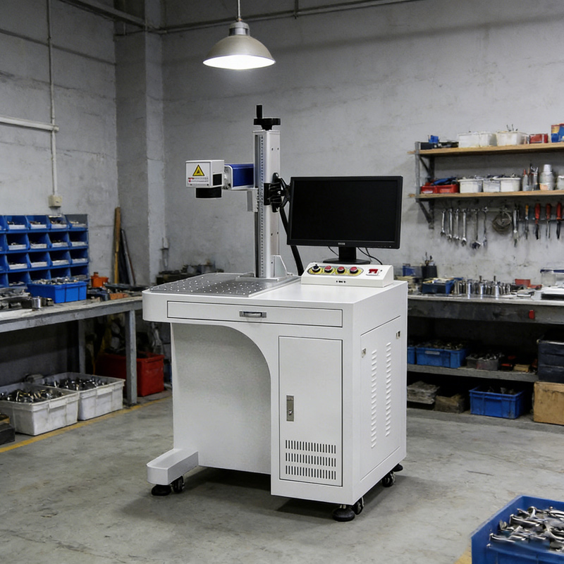 Industrial Laser Engraving Machine For Metal - Волоконный лазерный маркиратор 50 Вт с