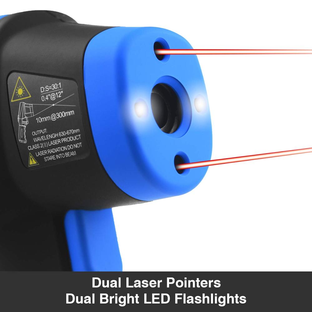 Лазерный термометр с диапазоно – обзор и цена Industrial Laser Thermometer Gun