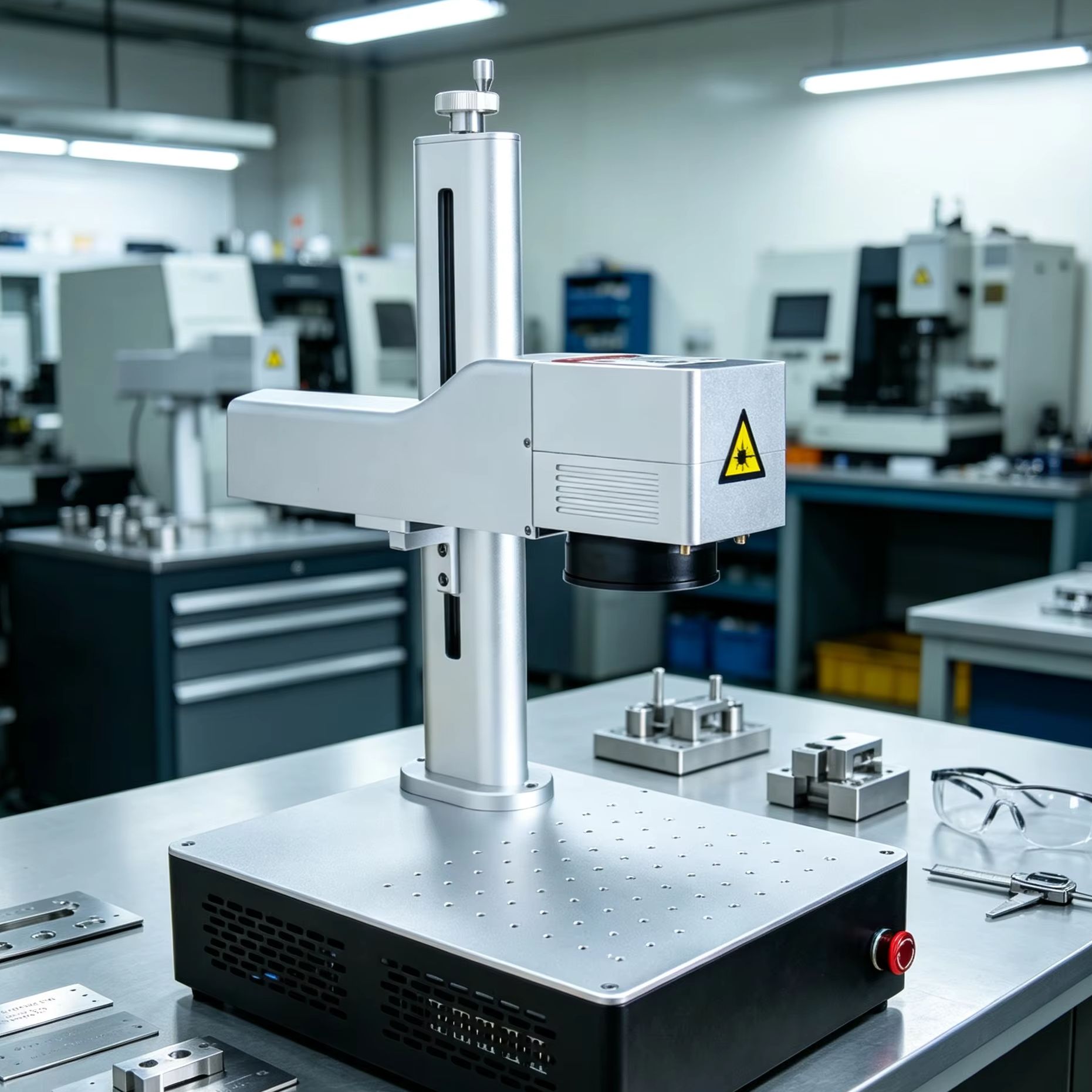 Промышленный волоконный лазерн – обзор и цена Industrial Laser Engraving Machine For Metal
