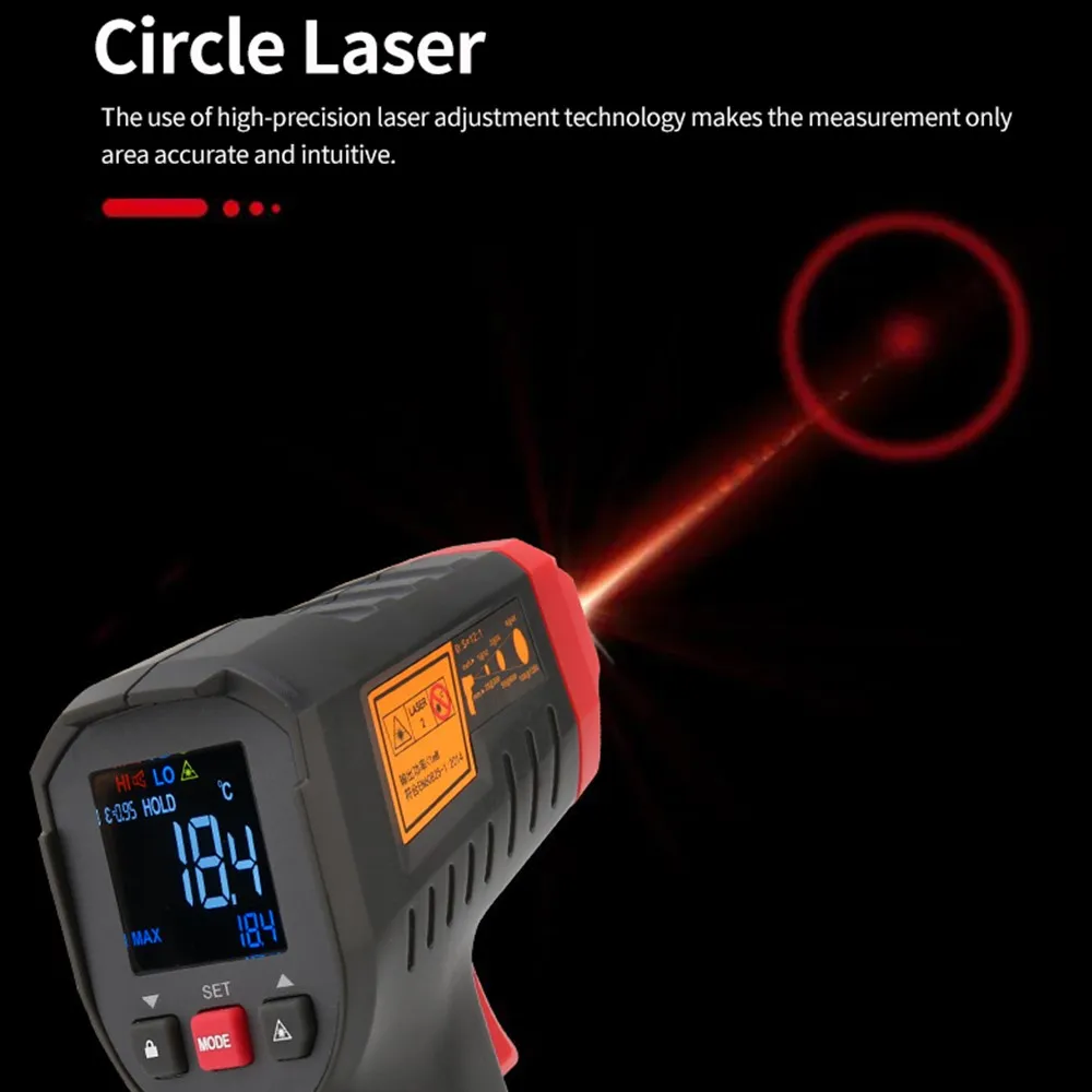 UNI-T UT306S UT306C цифровой т – обзор и цена Industrial Laser Thermometer Gun
