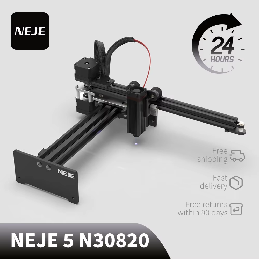 Лазерный гравер NEJE 5 N30820  – обзор и цена Industrial Laser Printing Machine