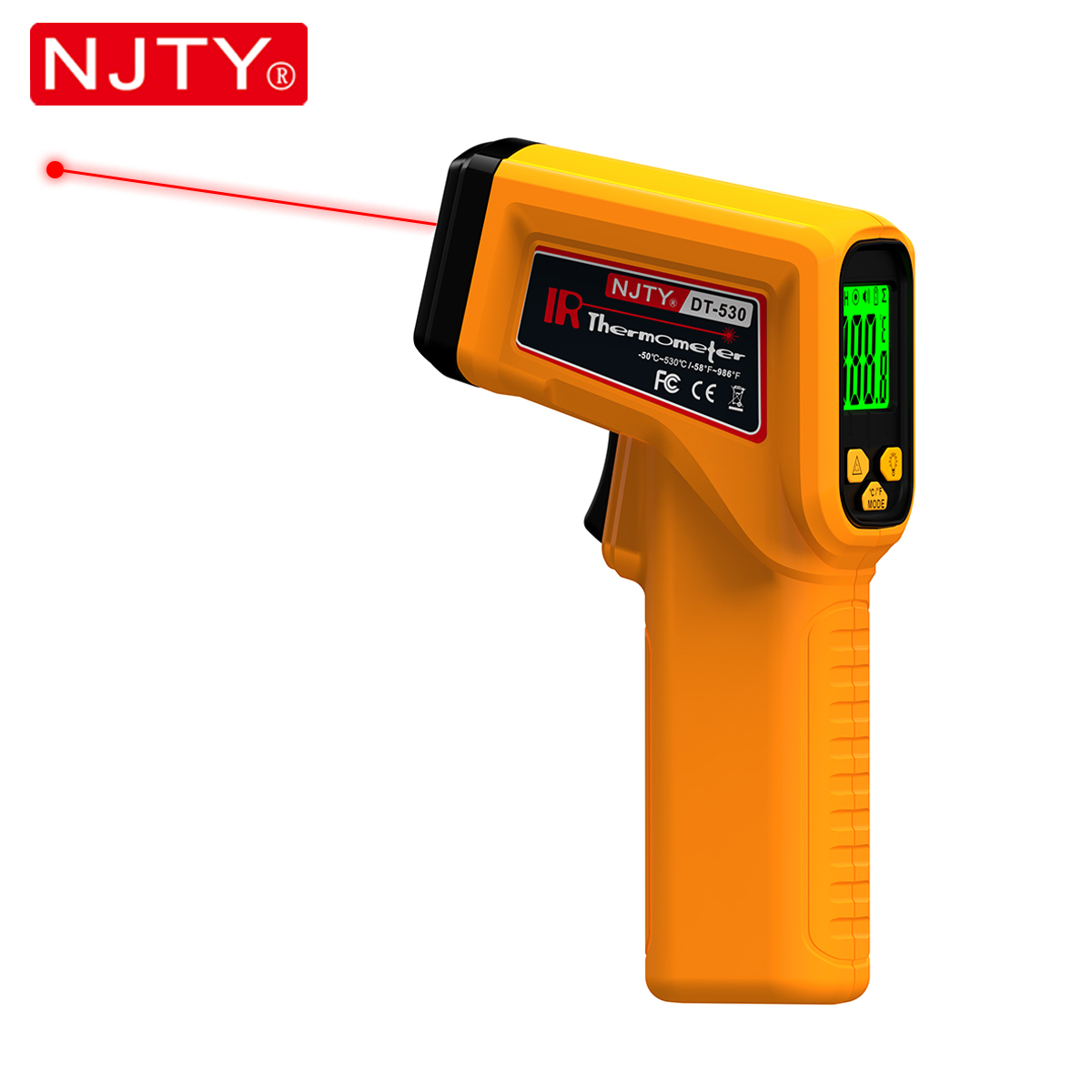 Инфракрасный термометр NJTY, л – обзор и цена Industrial Laser Thermometer Gun