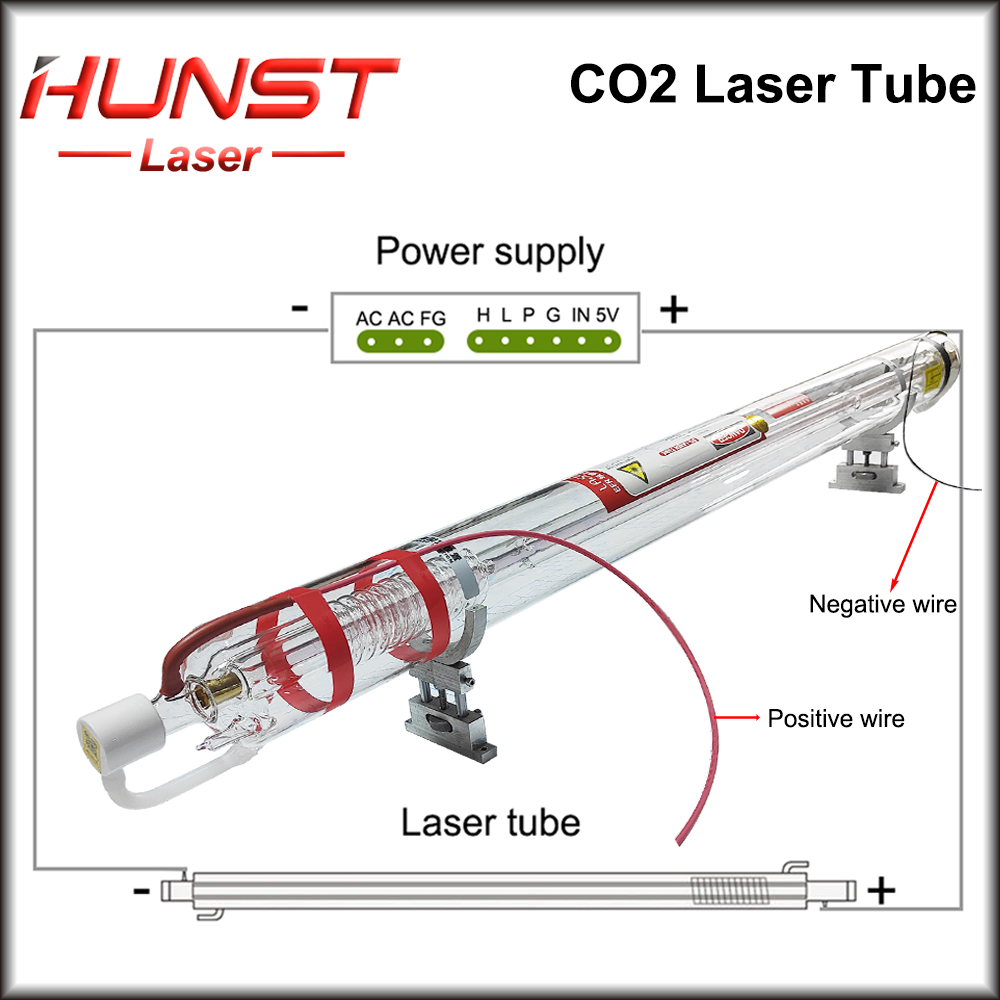 Лазерная трубка Hunst EFR 50W  – обзор и цена Co2 Laser Engraving Machine