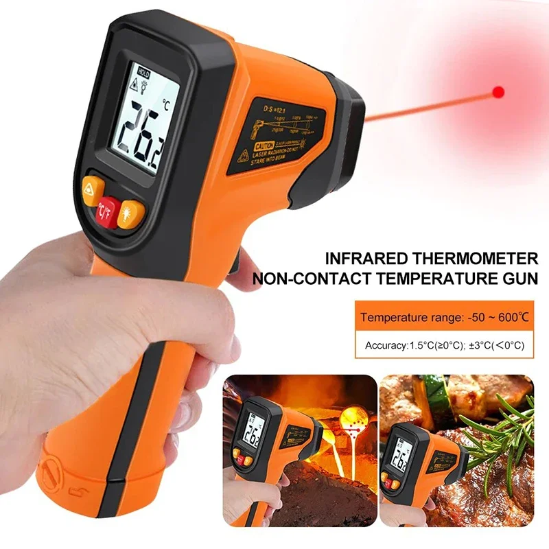 Цифровой инфракрасный термомет – обзор и цена Industrial Laser Thermometer Gun