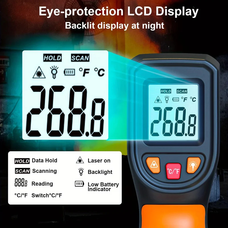 Инфракрасный термометр T600 T6 – обзор и цена Industrial Laser Thermometer Gun