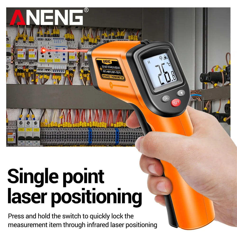 Инфракрасный термометр-пистоле – обзор и цена Industrial Laser Thermometer Gun