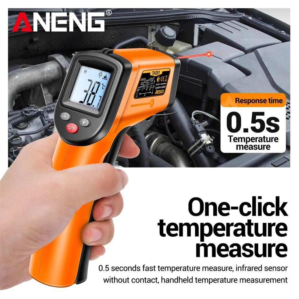 Инфракрасный термометр-пистоле – обзор и цена Industrial Laser Thermometer Gun