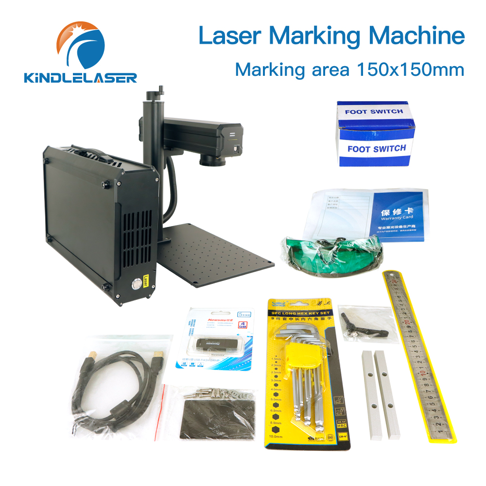 Лазерный маркировочный станок  – обзор и цена Industrial Laser Engraving Machine For Metal