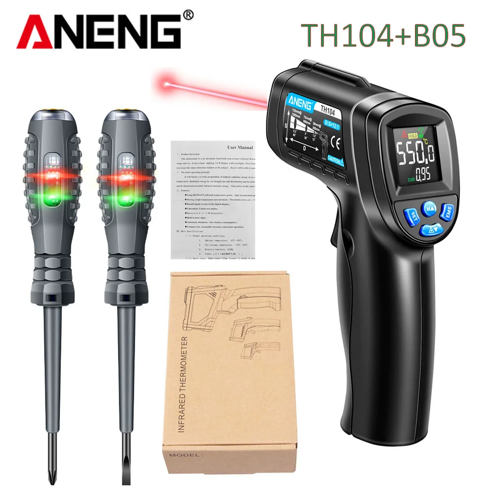 Инфракрасный термометр промышл – обзор и цена Industrial Laser Thermometer Gun