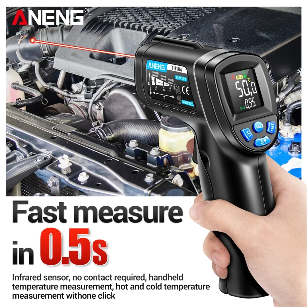 Инфракрасный термометр промышл – обзор и цена Industrial Laser Thermometer Gun