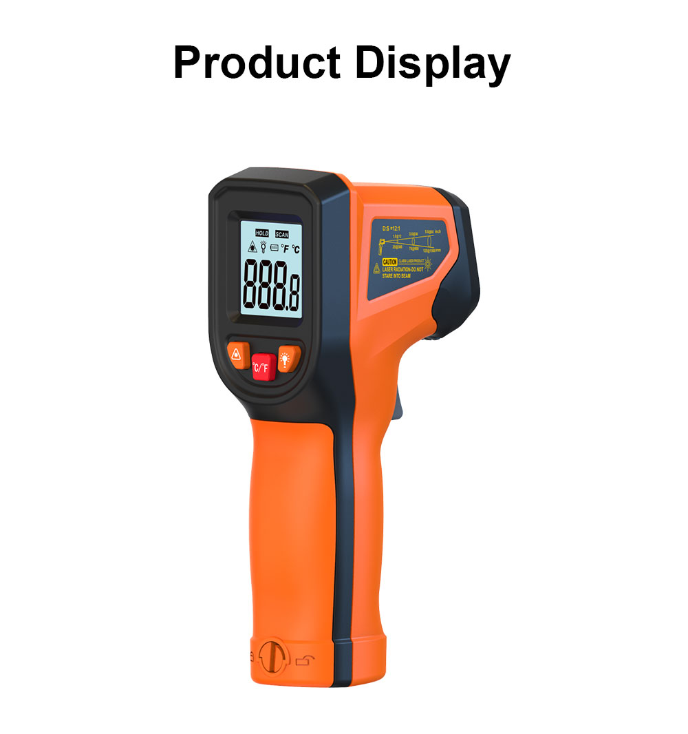 Цифровой инфракрасный термомет – обзор и цена Industrial Laser Thermometer Gun