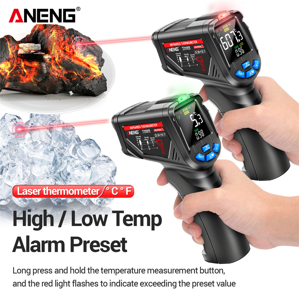 Инфракрасный термометр ANENG T – обзор и цена Industrial Laser Thermometer Gun