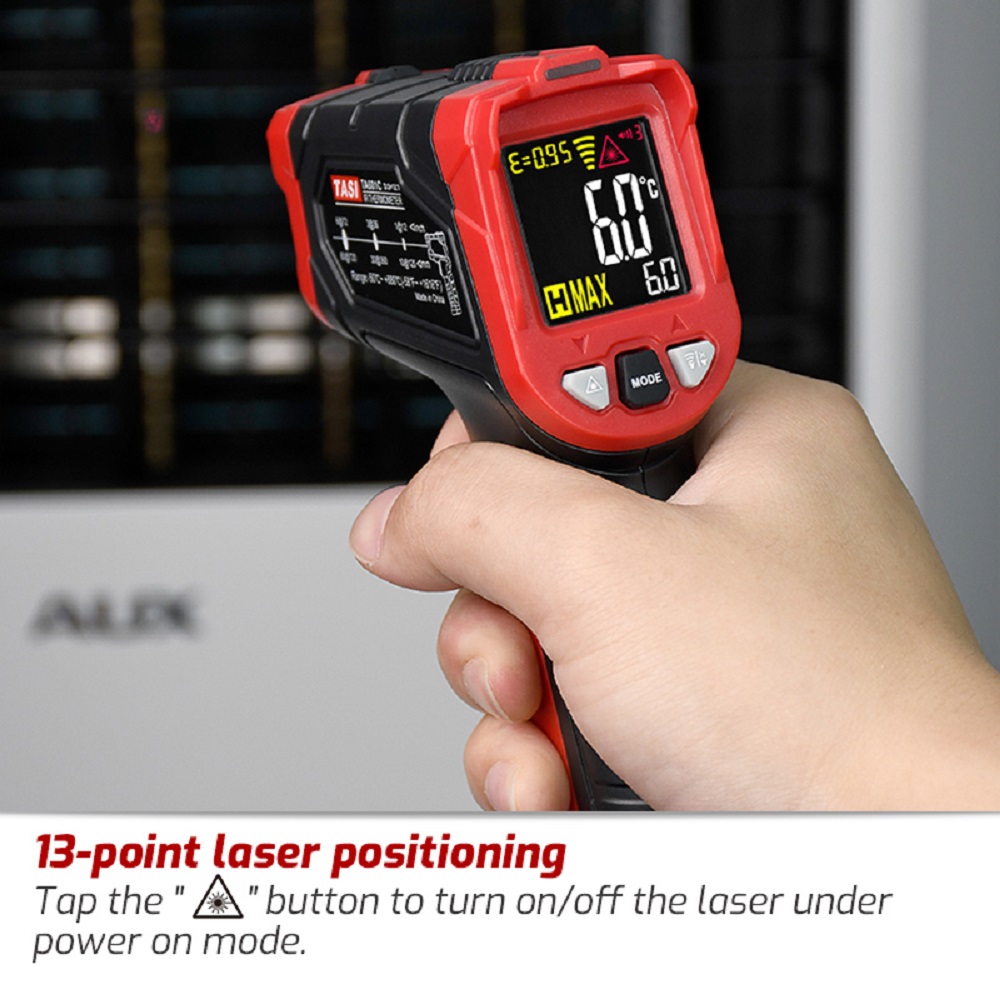 TASI TA601A TA601B TA601C Инфр – обзор и цена Industrial Laser Thermometer Gun