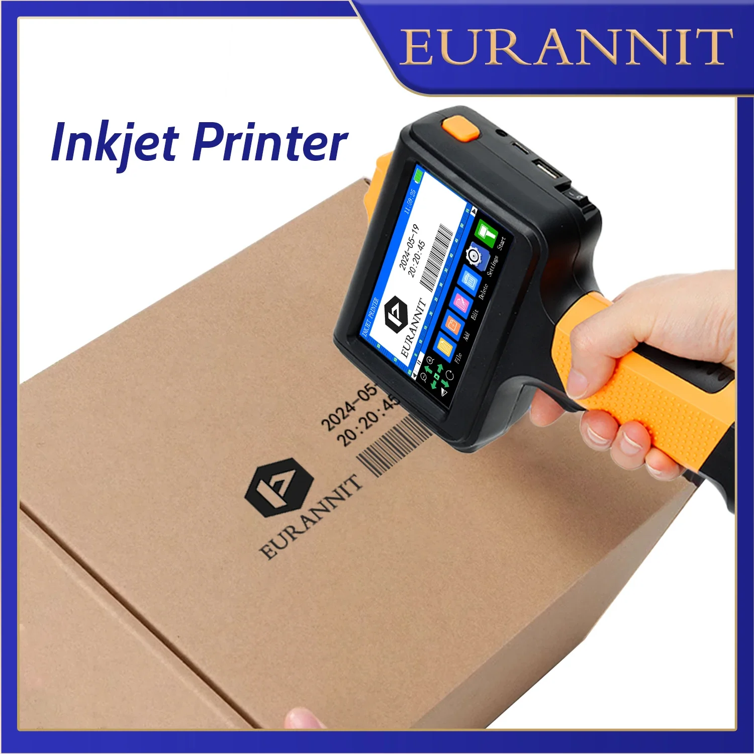 Портативный принтер EURANNIT E – обзор и цена Industrial Laser Printing Machine