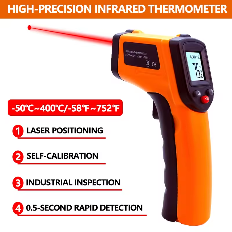 Ручной инфракрасный термометр- – обзор и цена Industrial Laser Thermometer Gun