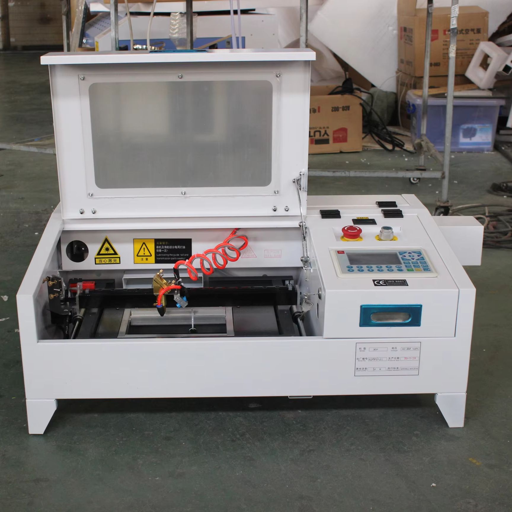 BK-K3020B – компактный лазерны – обзор и цена Co2 Laser Engraving Machine