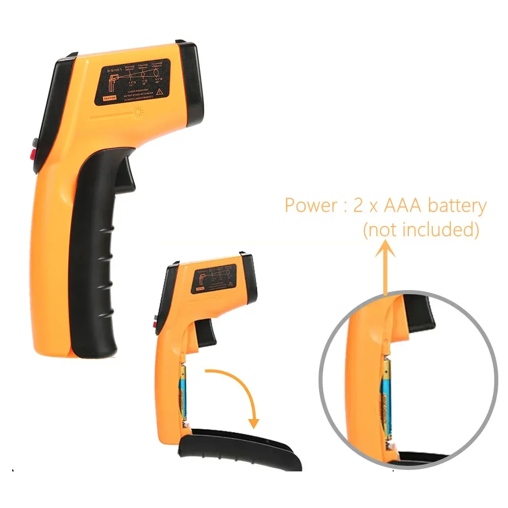 Портативный инфракрасный термо – обзор и цена Industrial Laser Thermometer Gun